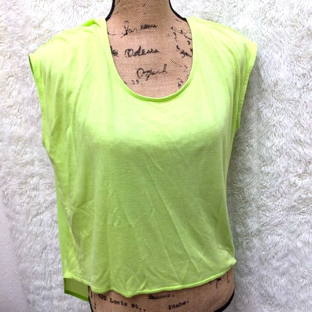 Forever21 Lime GREEN Blouse Size Med Bust 42” Bundle Savings